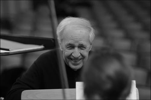 Pierre Boulez, février 2009 à Salzbourg 