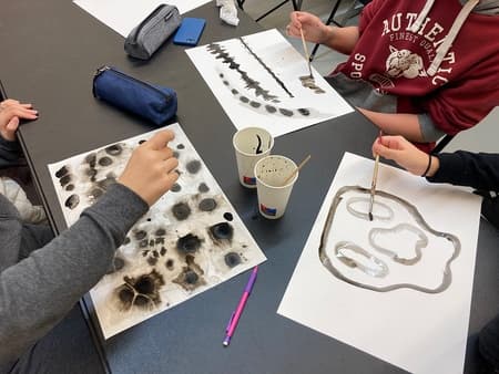 Submersion, création TACT réalisée avec Méryll Ampe, Mona Hackel et les élèves du collège de Sèvres