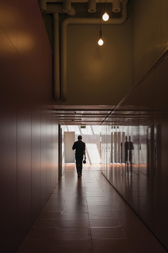 Dans les couloirs de l'Ircam  © Éric Laforgue