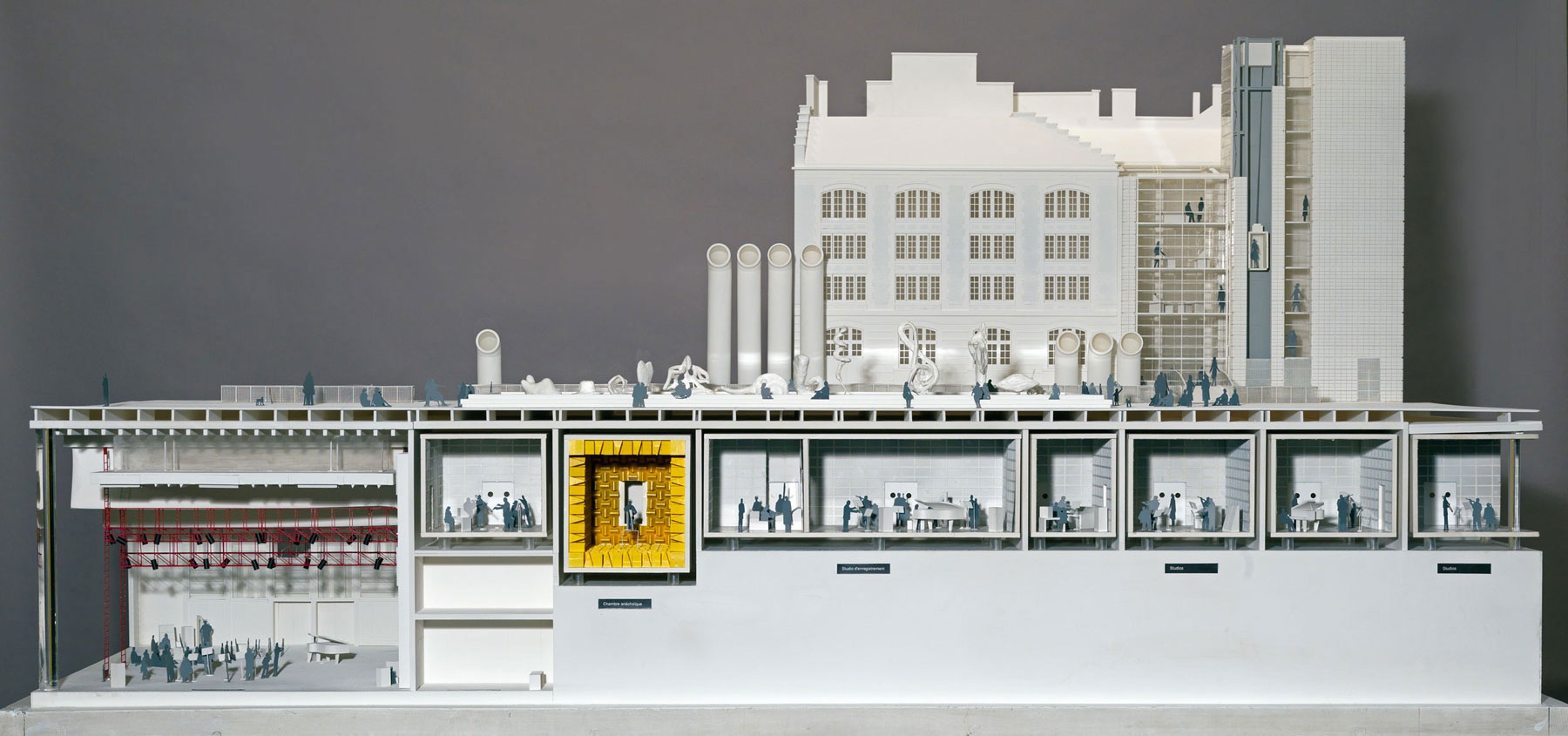 Maquette de l'Ircam